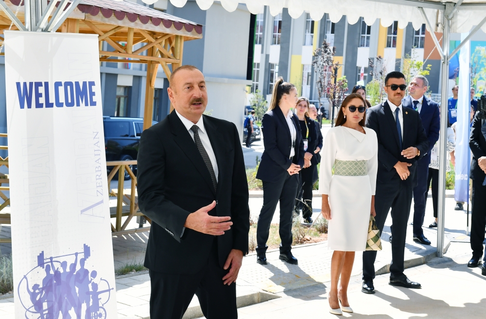 Prezident idmançılarla söhbət etdi - FOTOLAR (YENİLƏNİB)