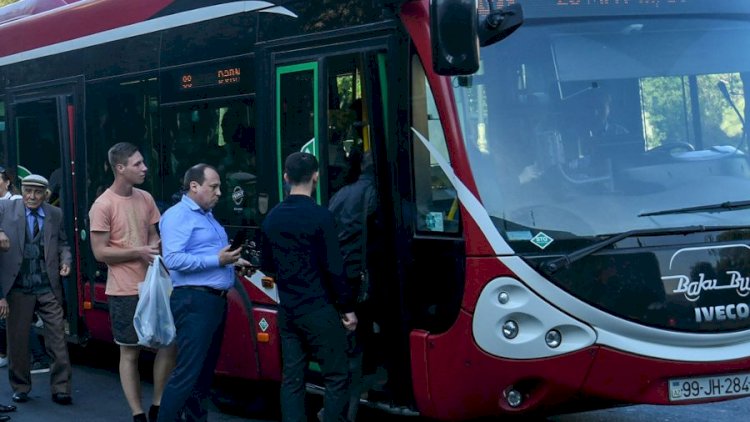 Bu səhər 60-a yaxın avtobus tıxacda qaldı