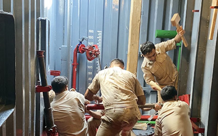 “Dəniz kuboku”na qatılacaq hərbçilərin təlimləri davam edir