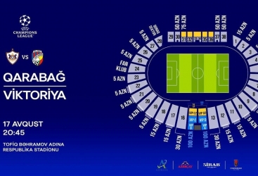 “Qarabağ”ın oyununa biletlər satışa çıxarılır