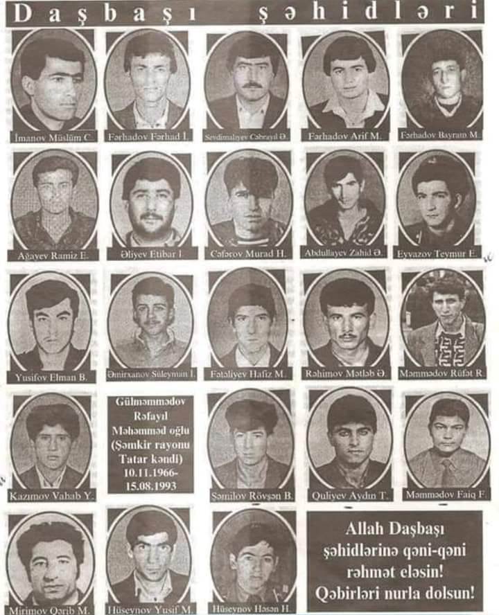 Bir gecənin 23 şəhidi…