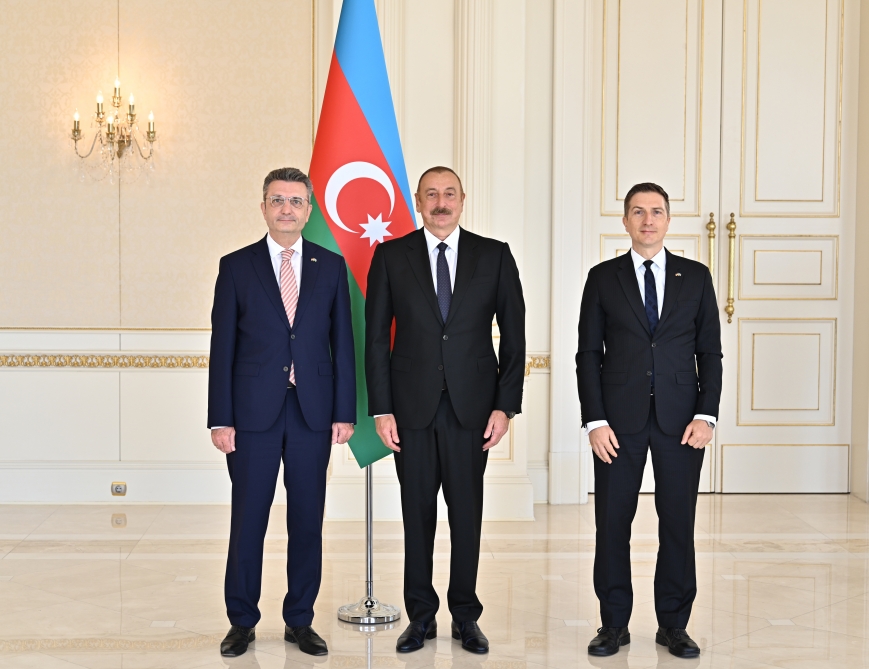 Almaniyanın yeni səfiri İlham Əliyevin qəbulunda - YENİLƏNİB