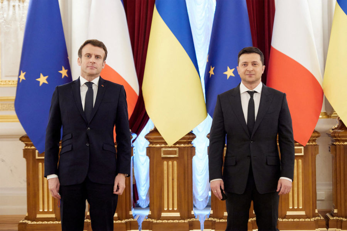 Makron Zelenski ilə Zaporojye AES-i müzakirə edəcək