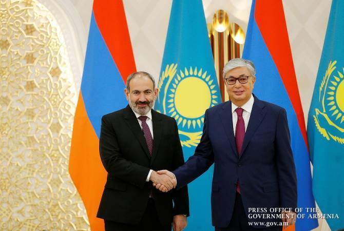 Tokayev də Paşinyana başsağlığı verdi