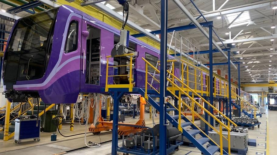 Bakı metrosu üçün yeni vaqonlar hazırlanır - FOTO
