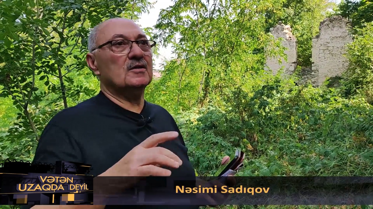 Əbdürrəhim bəy Haqverdiyevin qardaşı nəvəsi Şuşada - VİDEO