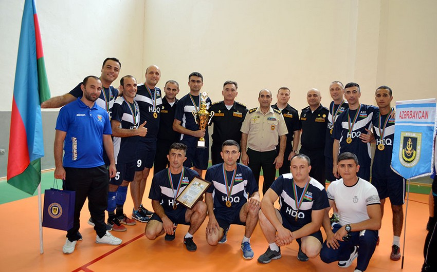Hərbi dənizçilərimiz voleybol yarışında qalib oldu 
