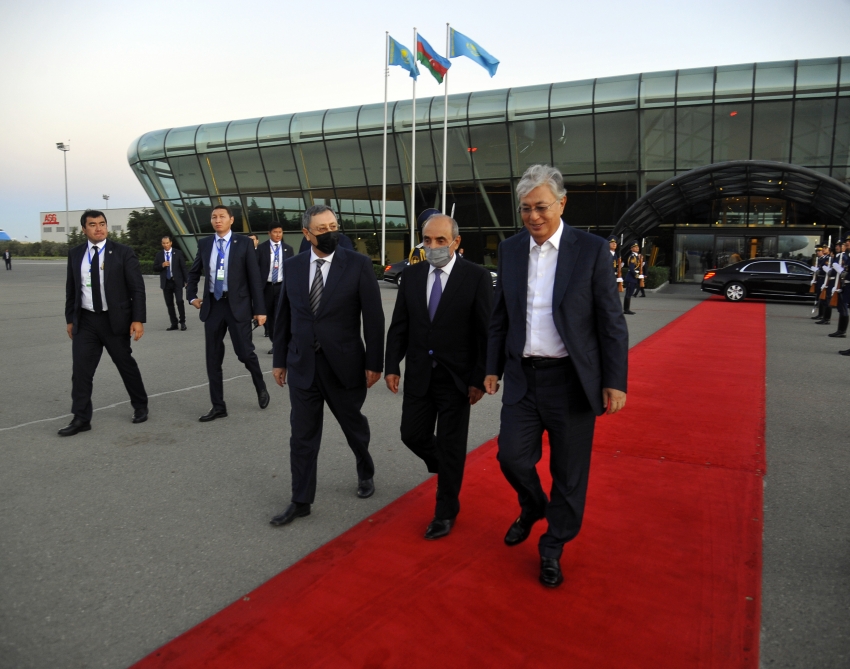 Tokayevin Azərbaycana səfəri başa çatdı - FOTO