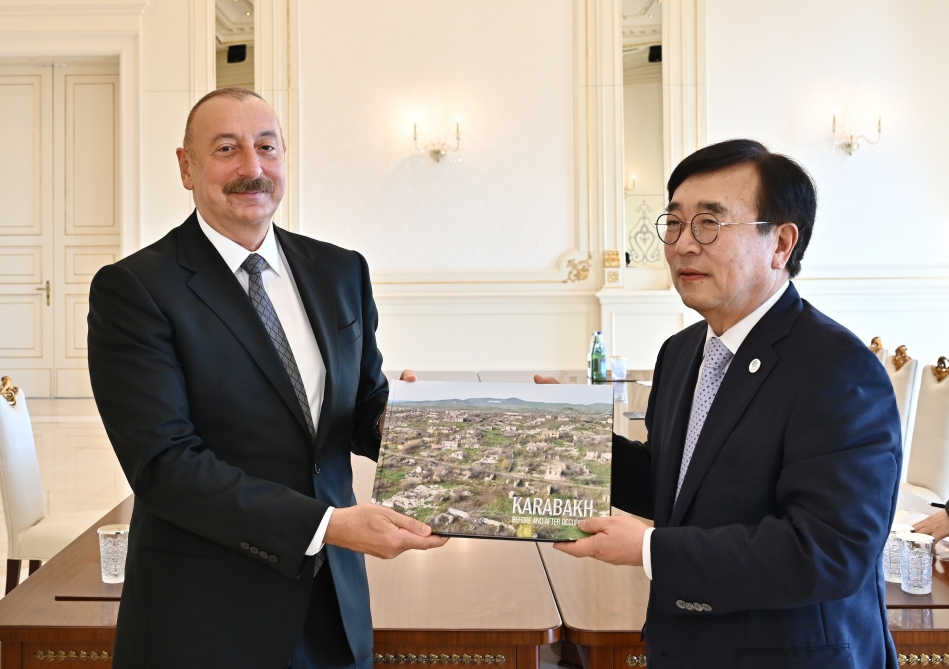 Prezident Koreyanın xüsusi nümayəndəsini qəbul edib - YENİLƏNİB