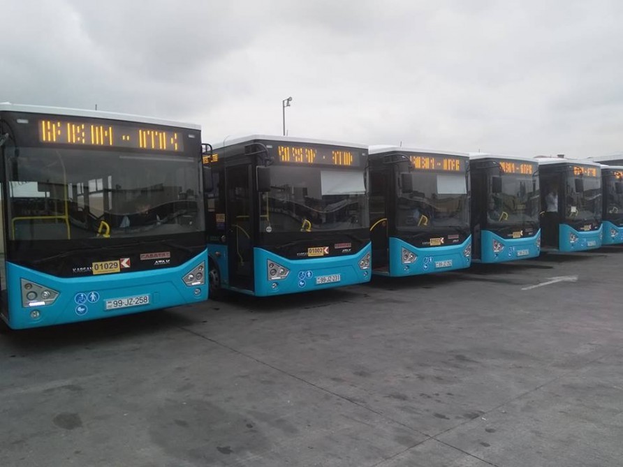 Bu avtobusların yolu müvəqqəti dəyişdirilir