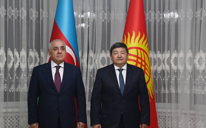 Azərbaycan və Qırğızıstan baş nazirləri görüşdü 