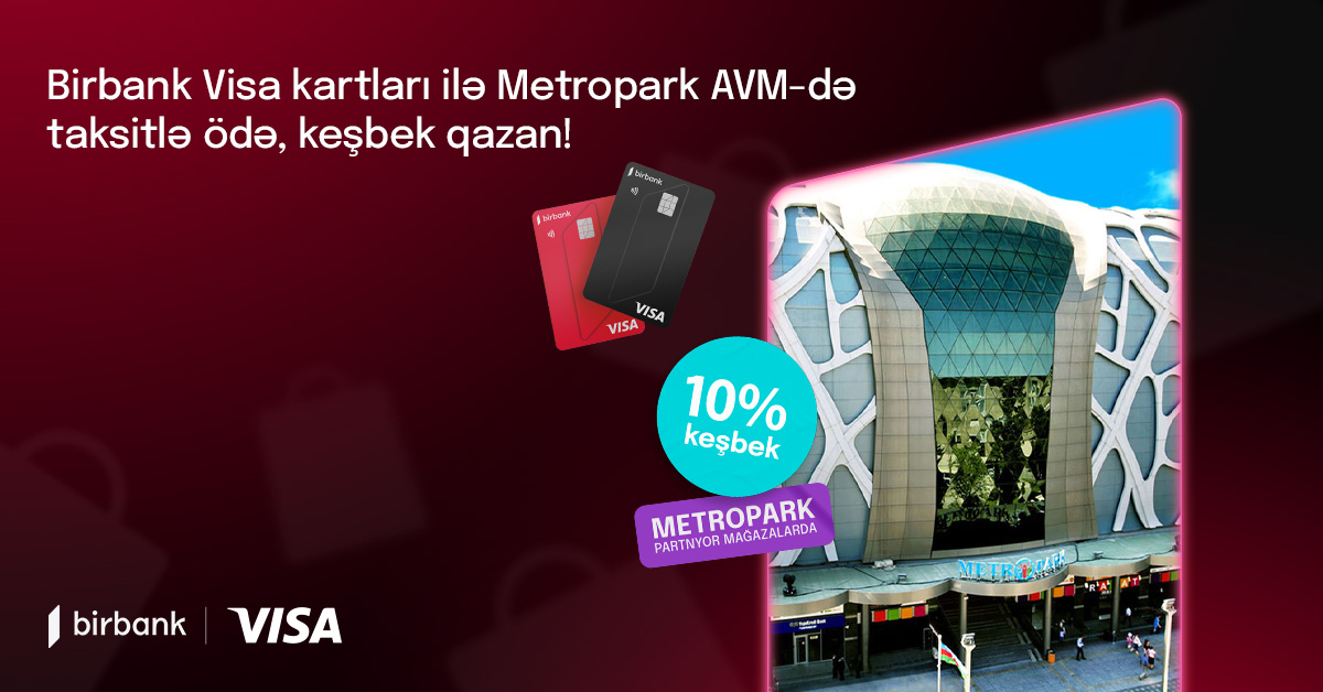 Birbank taksit kart sahibləri daha çox keşbek qazanacaqlar