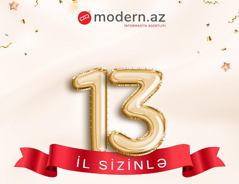 Modern.az-ın 13 yaşı tamam oldu