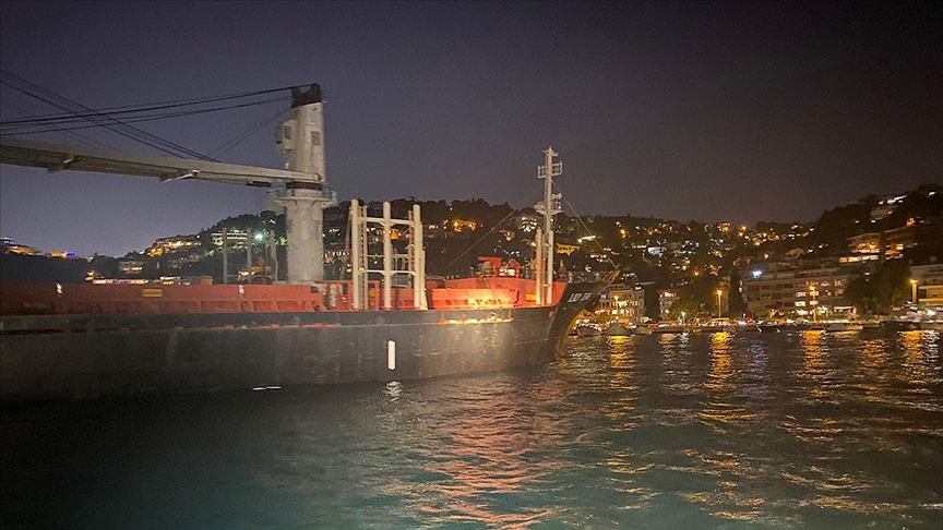 Ukraynadan İstanbula gələn gəmidə nasazlıq yarandı 