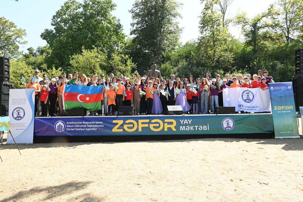 Şuşada “Zəfər” Yay Məktəbinin bağlanış mərasimi oldu - FOTOLAR