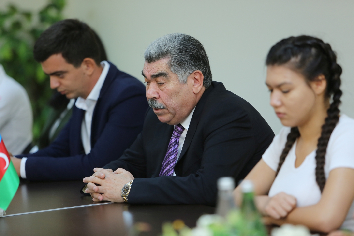 Hacıqabulun icra başçısı gənclərlə görüşüb