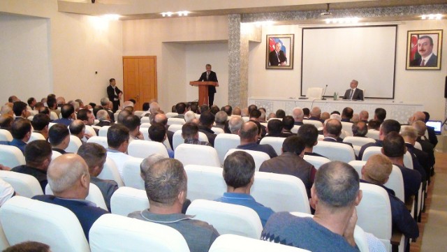 Nazirlik regional müşavirə keçirdi - FOTOLAR