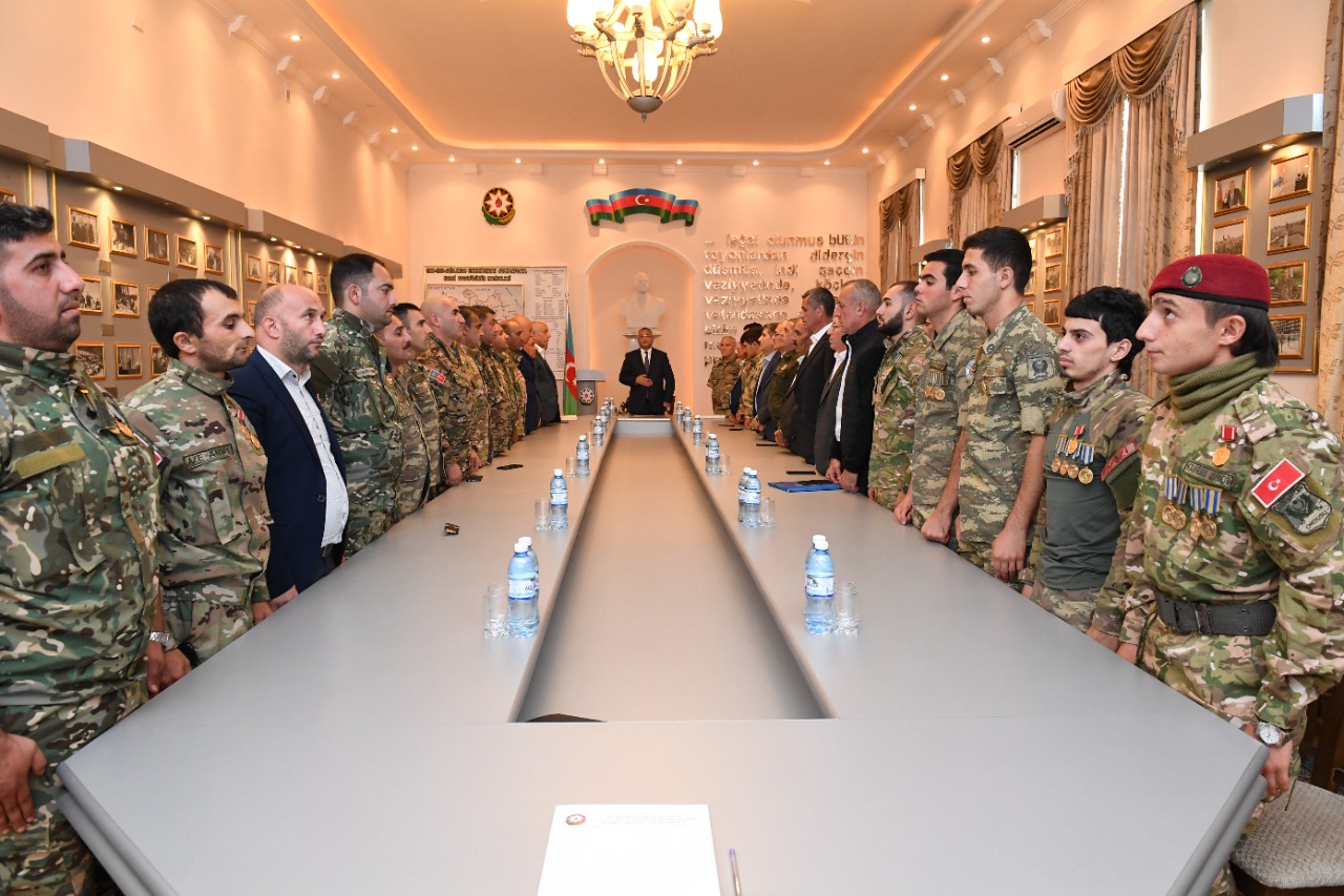 Dövlət Komitəsində müharibə veteranları ilə görüş - FOTO