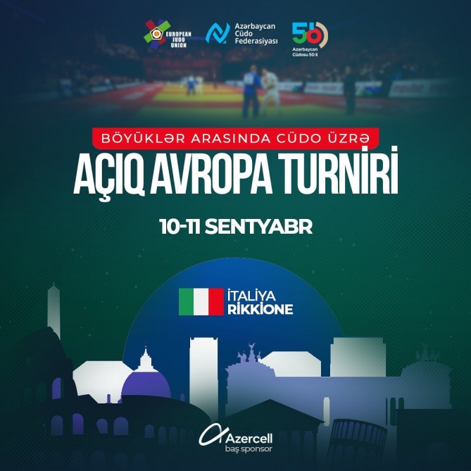 Cüdoçularımız Avropa turnirində iştirak edəcək