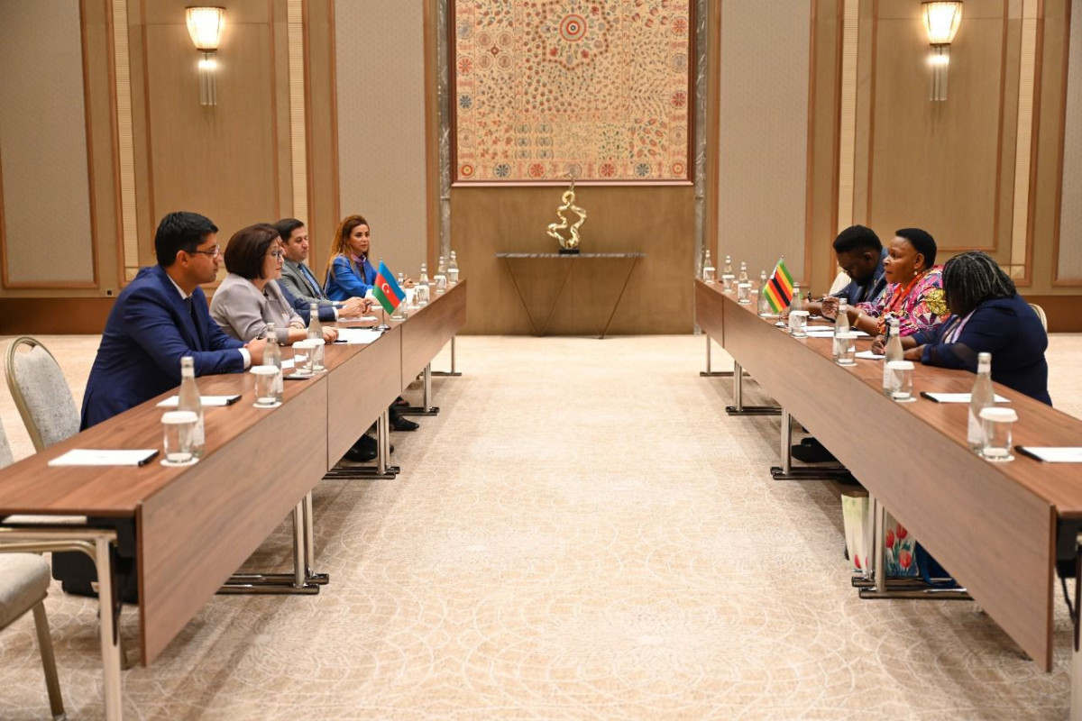 Sahibə Qafarova Zimbabve Senatının sədrilə görüşüb