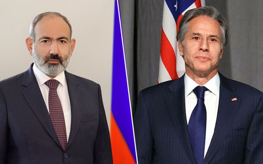 Paşinyan Blinkenlə sərhəddəki vəziyyəti müzakirə etdi