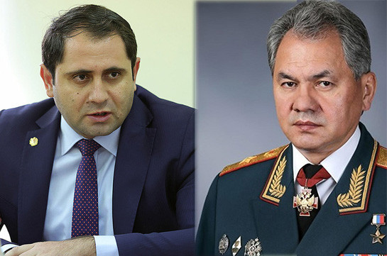 Papikyan və Şoyqu sərhəddəki vəziyyəti müzakirə edib