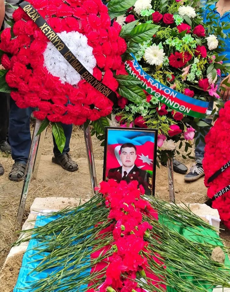 Şəhidimiz torpağa tapşırıldı - FOTOLAR