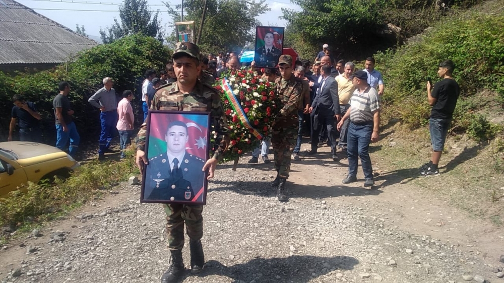 Şəhid Cavidan Bədəlov dəfn olunub