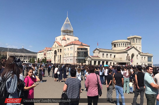 Xankəndidə yenə mitinq keçirilir