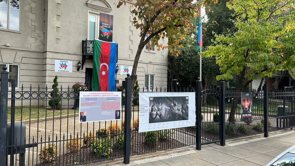 ABŞ-dakı səfirliyimiz qarşısında erməni təxribatı