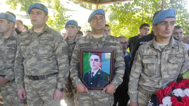 Şəhid Şair Heydərov dəfn olunub