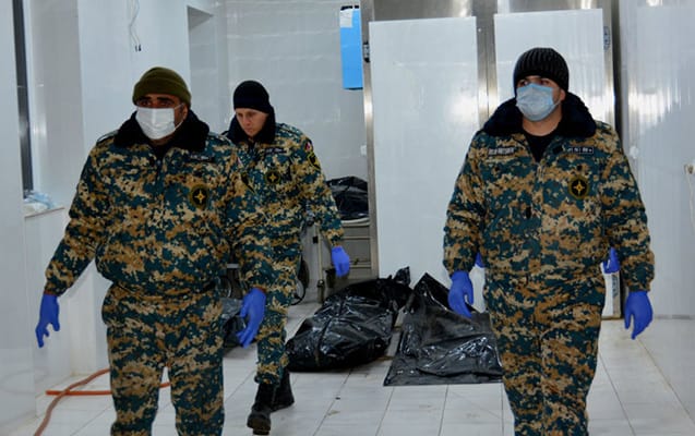 32 hərbçinin meyiti Ermənistana verildi - RƏSMİ
