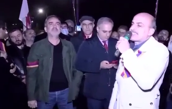 Ermənistanda Rusiyaya qarşı etiraz aksiyaları - VİDEO