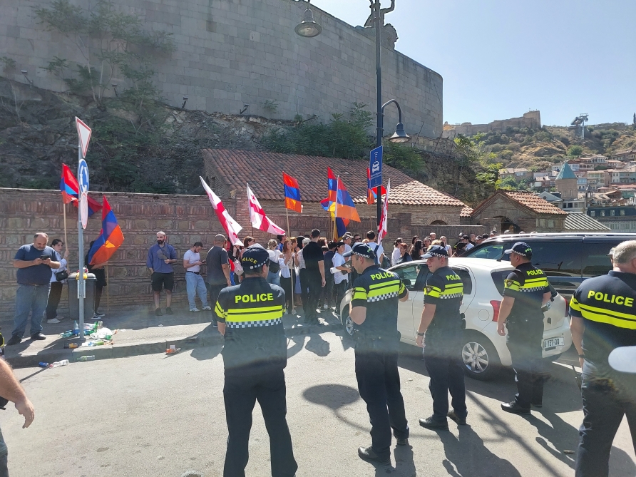 Tbilisidə ermənilərin təxribat cəhdi - İnsident yaşandı