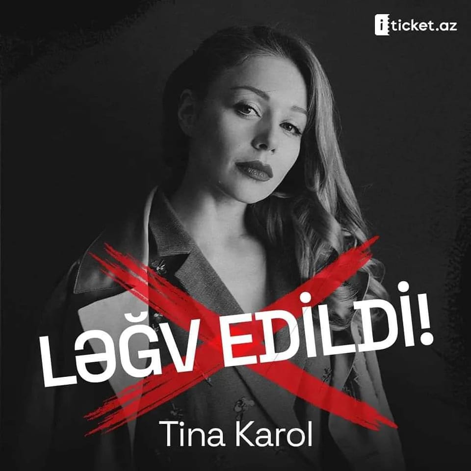 Daha bir ukraynalı müğənninin Bakı konserti LƏĞV EDİLDİ