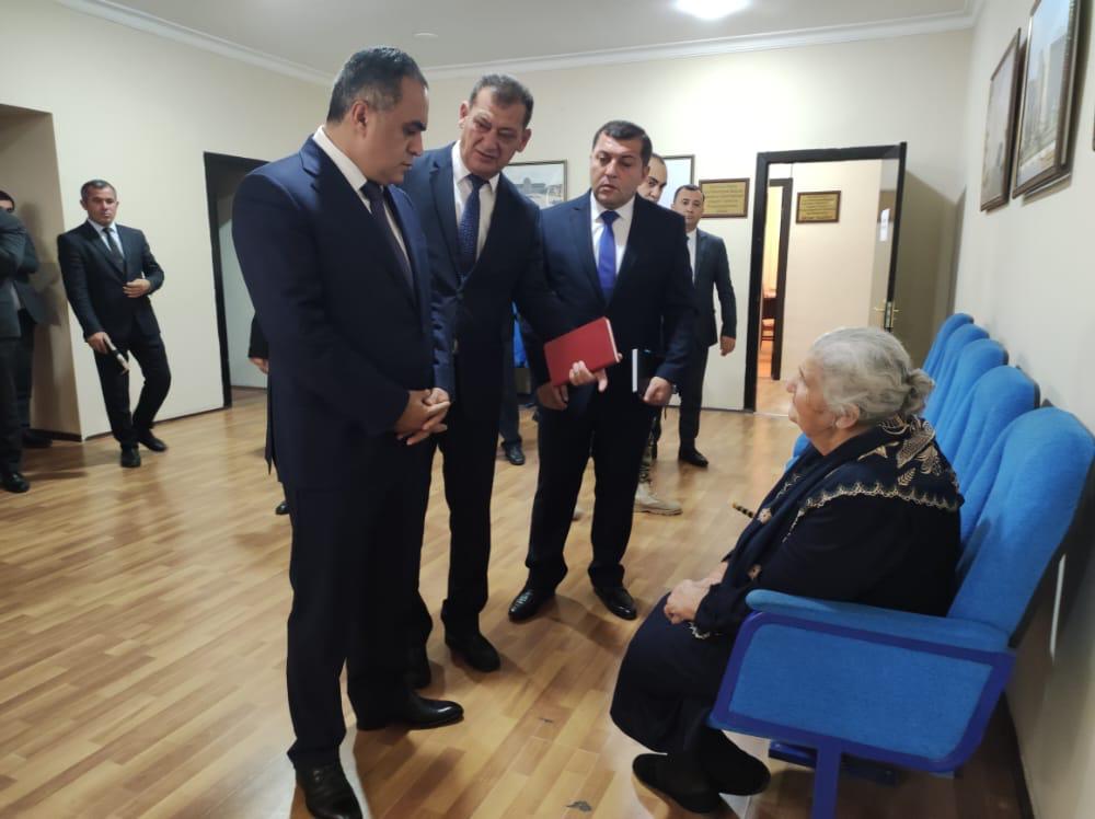 Goranboyda vətəndaşların müraciətləri dinlənilib