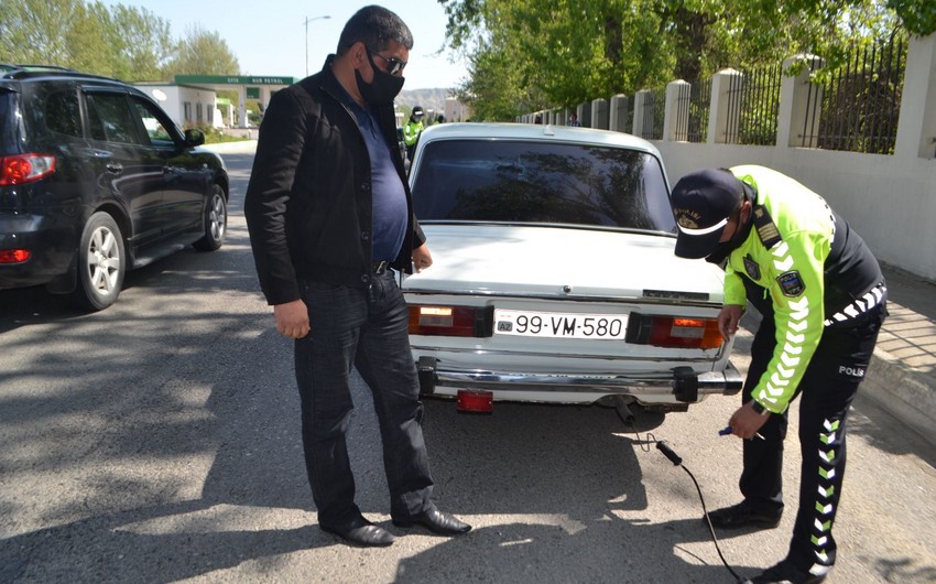 1336 sürücü CƏRİMƏLƏNİB