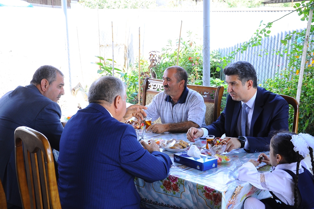 Vətən Müharibəsi Şəhidlərinin ailələləri ziyarət olunub