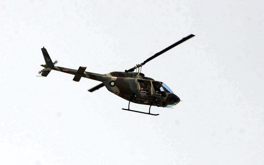 Pakistanda hərbi helikopter qəzaya düşdü - Ölənlər var