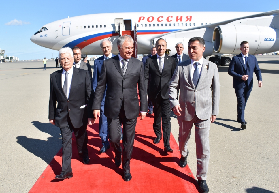 Volodin Azərbaycana gəldi - YENİLƏNİB