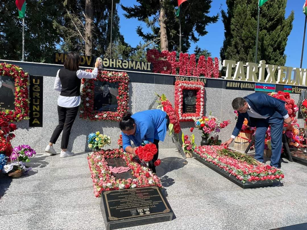 Anım Günündə Kəlbəcər şəhidləri ziyarət olunub - FOTO