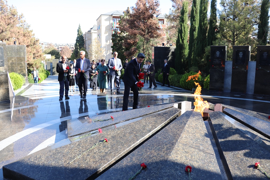 Anım Günü Naftalanda qeyd edilib