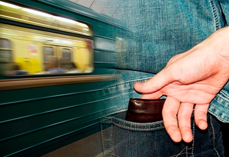 Metroda cibgir tutuldu