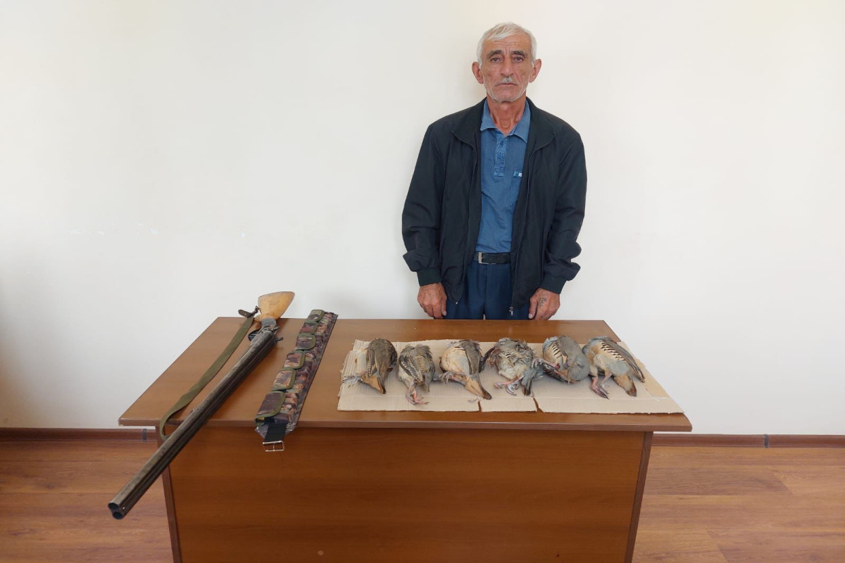 Cəbrayılda ov edən şəxs saxlanıldı