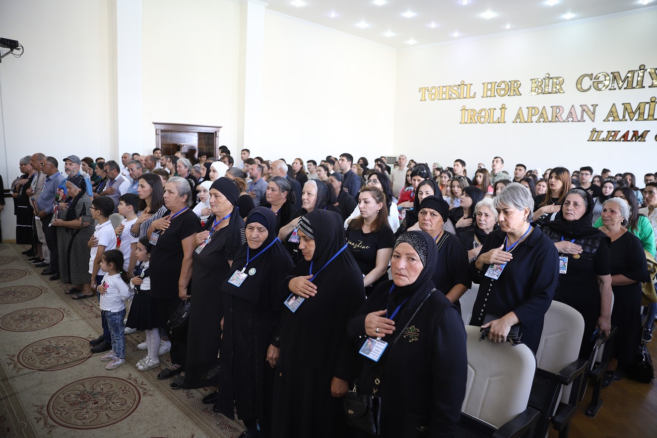 GDU-da şəhid yaxınları və aztəminatlı ailələrlə görüş keçirilib