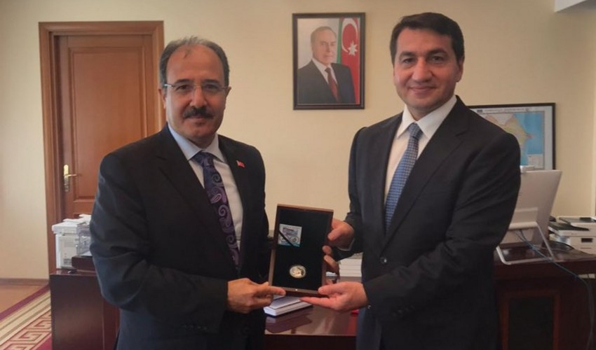 Türkiyə səfiri Hikmət Hacıyevlə görüşdü