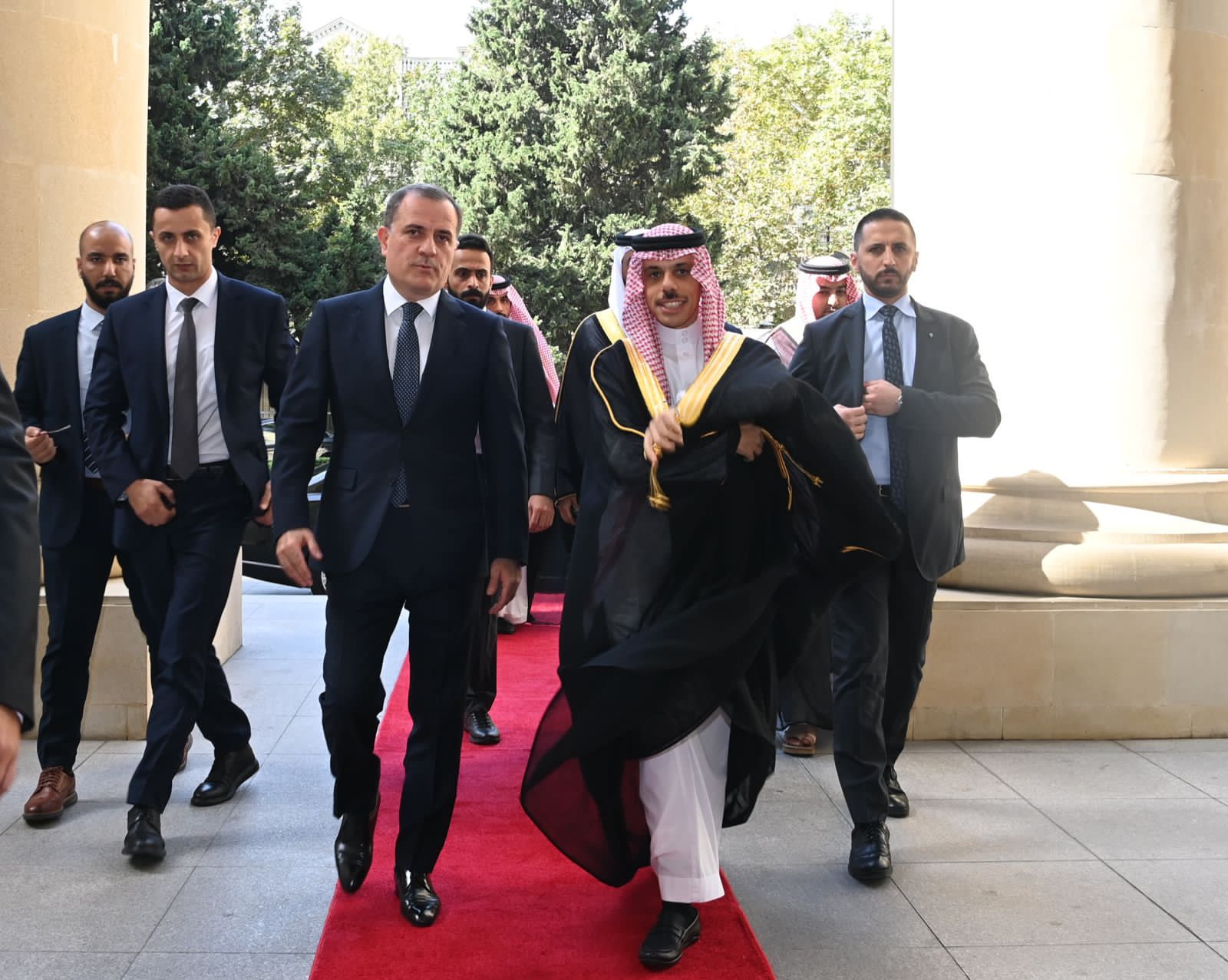 Ceyhun Bayramov səudiyyəli həmkarı ilə bir arada - FOTO
