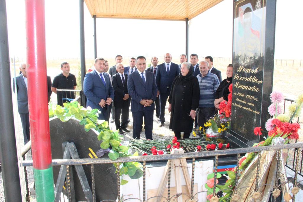 Xoyluda Şəhidlərin məzarları ziyarət olunub