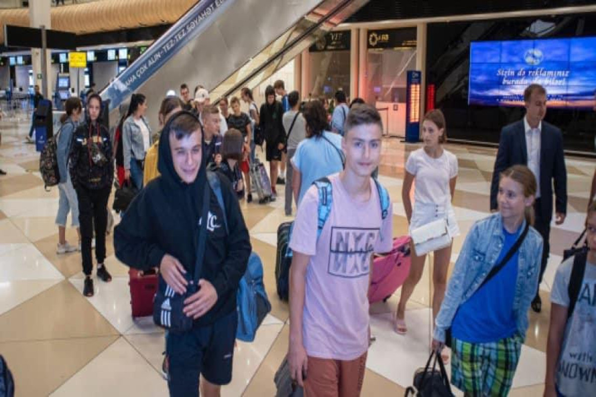 Ukraynalı uşaqların reabilitasiyası başa çatıb