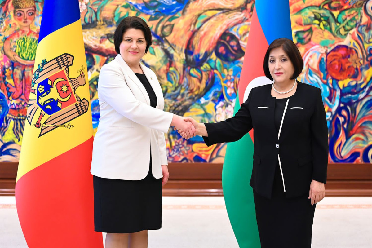 Sahibə Qafarova Moldovanın Baş naziri ilə görüşüb